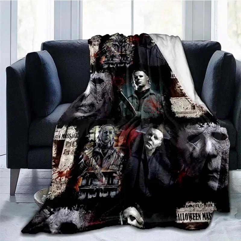 Michael Myers Deka Super Měkká Plyšová Flanelová Deka Obývací Pokoj Ložnice Pohovka Deky na Postele Deka Personalizovaný Dárek