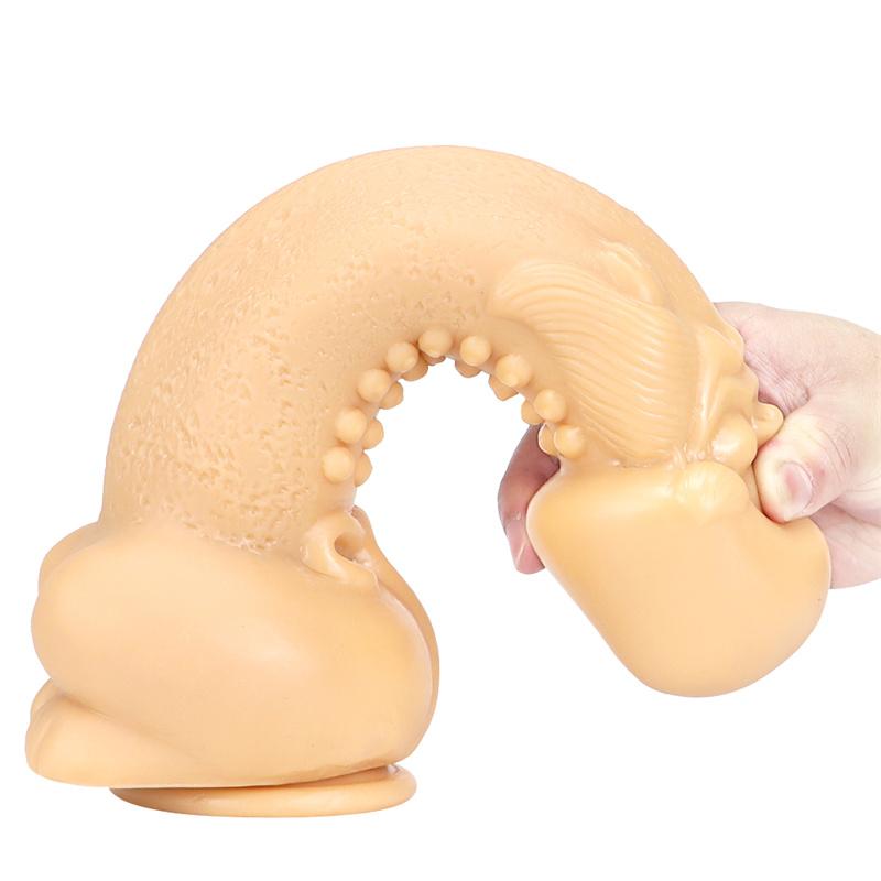 Femeie Cap Mare Chel Plug Anal Moale Expansiune Anus Supradimensionat Dildou Gros Dildou Dispozitiv de Masturbare