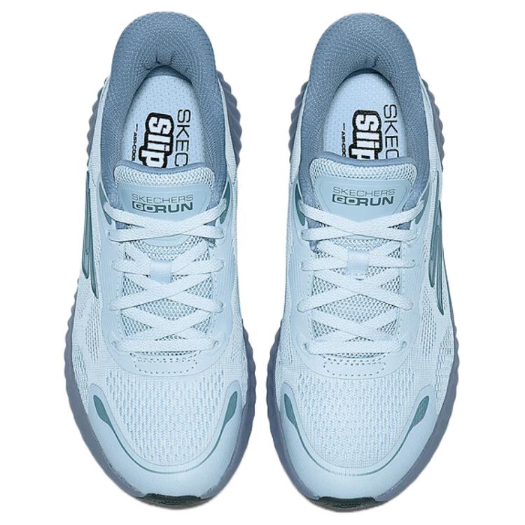Skechers Go Series Versatile Comfortable Fabric Low-Top Running Shoes Women Sneakers Blue 129369-LTBL
