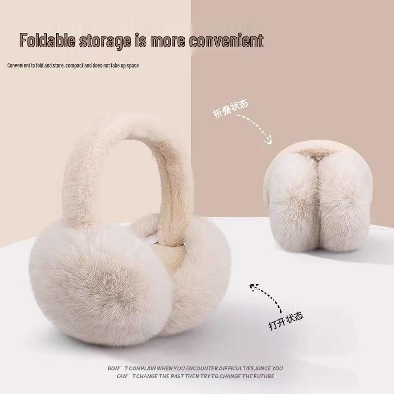 Kyxin Winter Foldable Faux Fur Ear Warmers