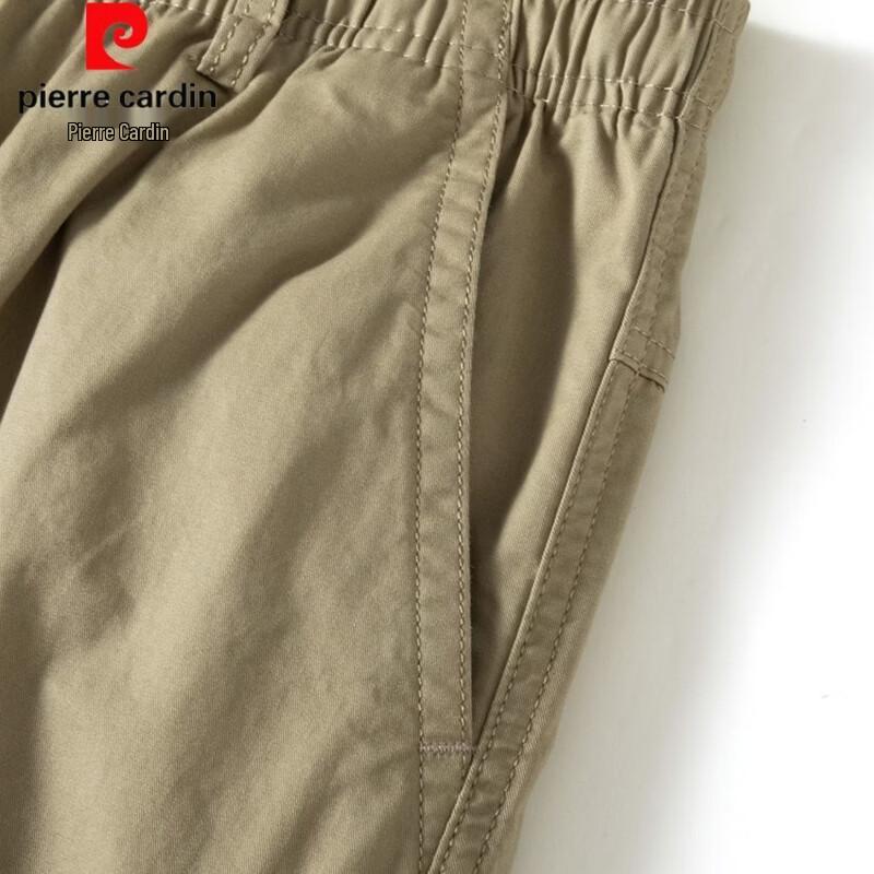 Pierre Cardin Men's 100% Cotton Multi-Pocket Casual Capri Pants