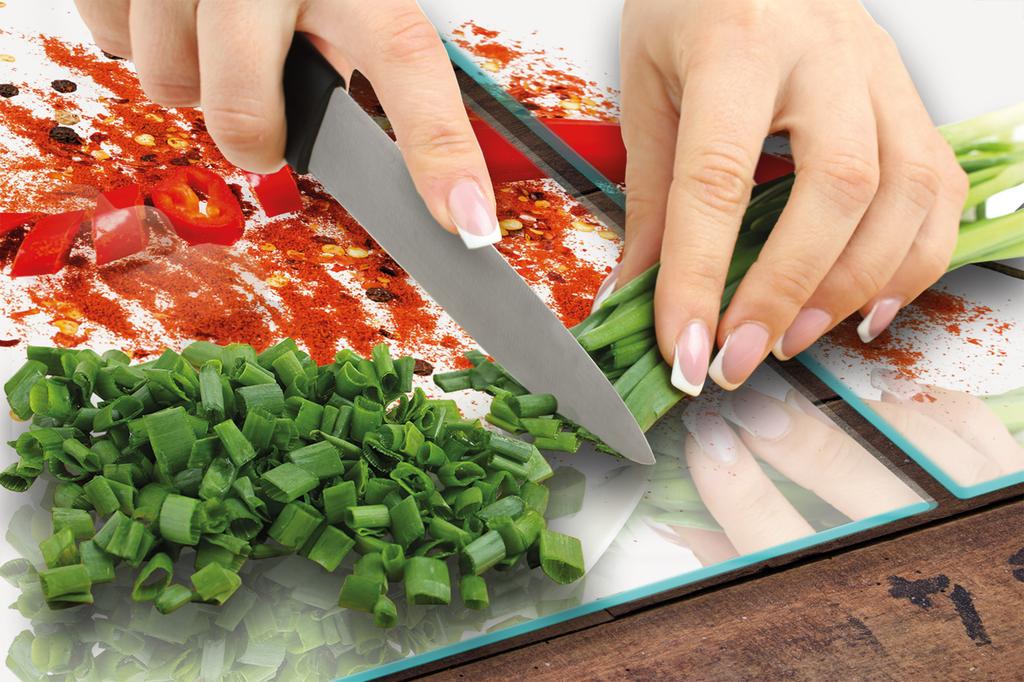 SZKLANA PŁYTA OCHRONNA DESKA 75x52 CHILLI