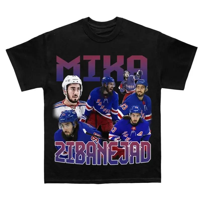 COMBATWEAR Mika Zibanejad Vintage Hockey Fan T-Shirt Unisex Tee M
