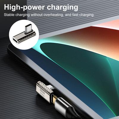 Adaptador USB C OTG de Liga de Zinco Tipo-C Fêmea para Macho Carregador 20Gbps 100W PD Carregamento Rápido e Sincronização de Dados Conversor para Celular Laptop Tablets