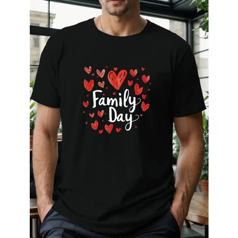 

European sizes Casual Letter Print Men S T-Shirt in European And American Style 4XL чорний