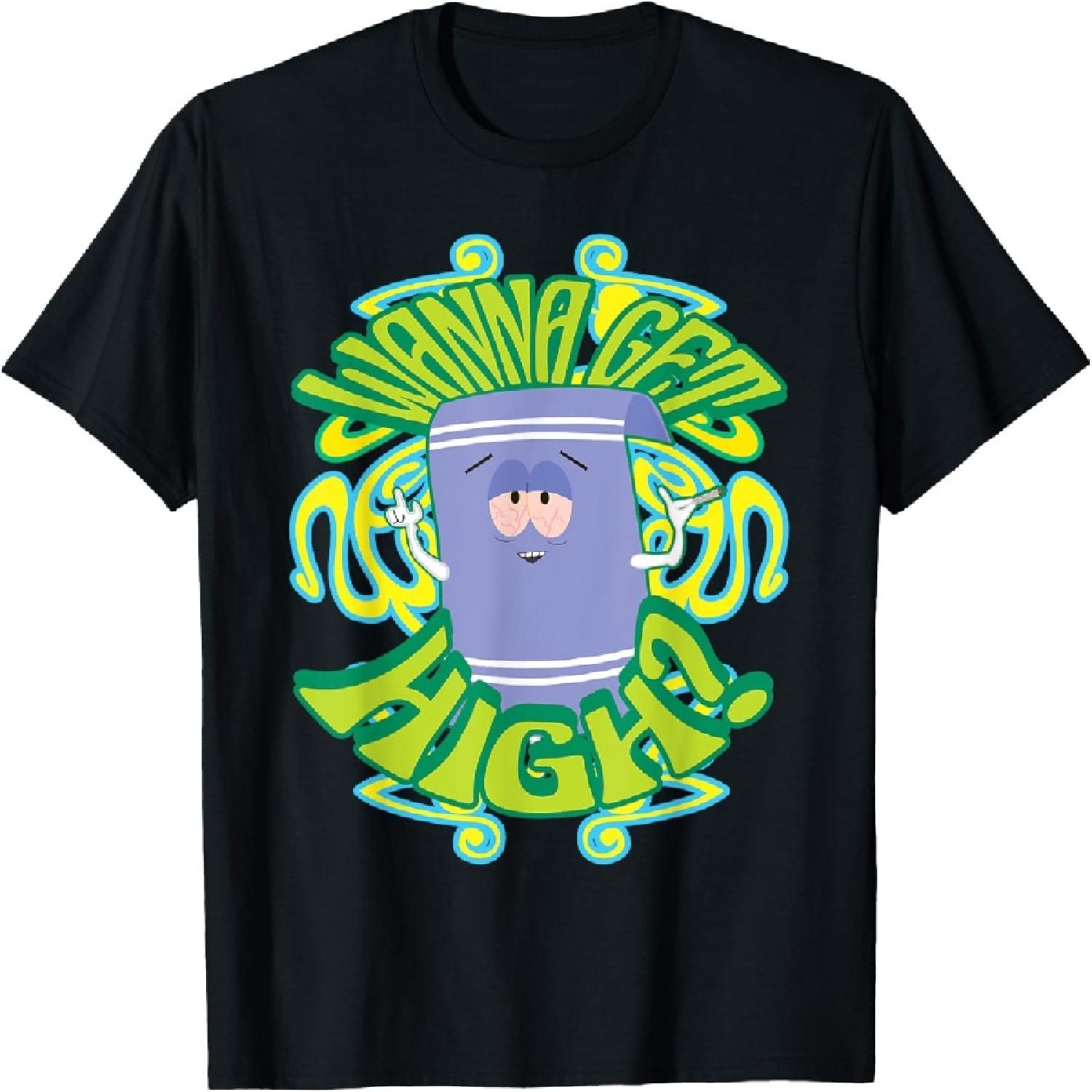 Футболка South Park «Хочу накуриться» с Туалли XXXXXL разноцветный