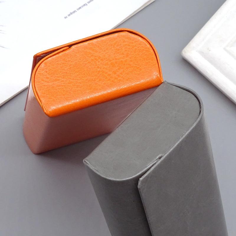 PU Leather Glasses Case Box Portable Fashion Myopia Glasses Sunglasses Storage Box Anti-pressure Eyeswear Mirror Case Bag