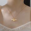 Trendy Stainless Steel Dog Cat Paw Footprint Heart Wings Pendant Necklaces for Women Cute Jewelry Necklaces Gift 2026 New