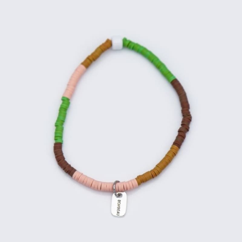 BONBEAU Milky Polymer Clay Color Mix Bracelet