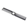 Rotatable Styling Cutting Comb with Fidget Spinner Center Rotating Comb for Thick Thin Curly Long Short Hair Black
