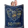 50th Anniversary Gift, 50th Anniversary Golden Wedding Day Couple Gift for Parents and Grandparents, Gift for Husband and Wife