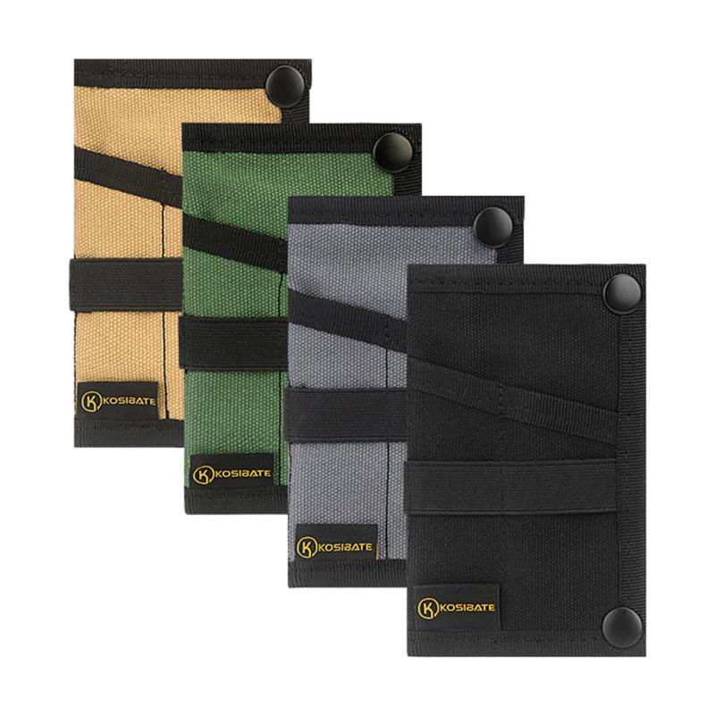 Ourdoor Edc Tool Canvas Aufbewahrungstasche Tragbare multifunktionale Minitasche mit Kartenhalter Messer Stift