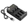 18650 Lithium Battery Charger Three Slots USB Charger Rechargeable Battery Independent Charging
