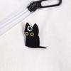 Cute Black Cat Enamel Pin Cartoon Metal Brooch Collar Pin Badge Backpack Clothing Decor Fashion Accessory Gift For Daily Wear