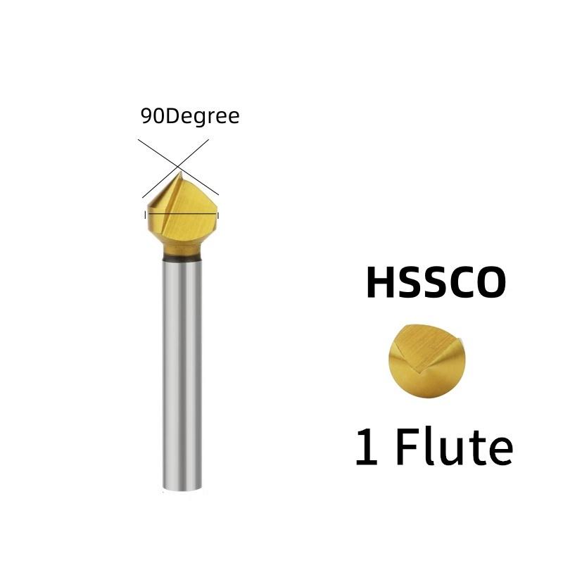 High-Speed Steel Chamfering Cutters Single-Edge & Three-Edge for Metal Inner Hole Deburring And Chamfering Tool