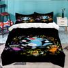 3PCS Oggy Bedding Set,Including 1pc Duvet Cover And 2pcs Pillowcases Perfect for Bedroom, Dormitory, Large size Fan Christmas gift