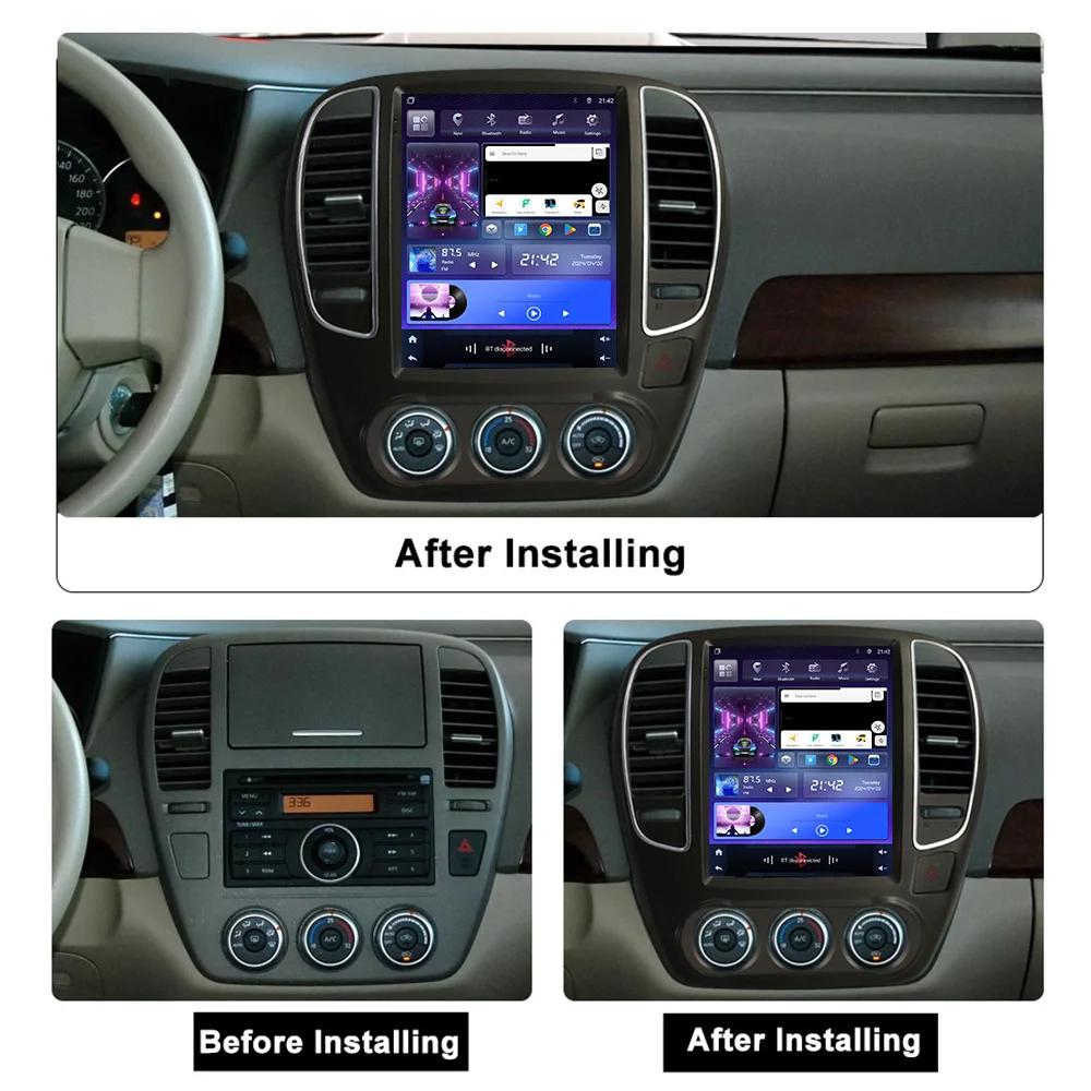 9.7" Vertical Android Radio For Nissan Bluebird Sylphy G11 2005 - 2012 Car Multimedia Player Navigation GPS Wireless Carplay