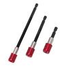 3pcs 1/4 Inch Hex Shank Screwdriver Bit Extender Magnetic Drill Extension For Screws Nuts