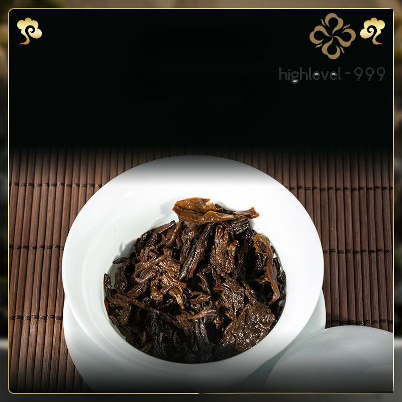 357g 2018 Ripe Puer Tea Cake Lao Banzhang Yunnan Ancient Tree Compressed Tea