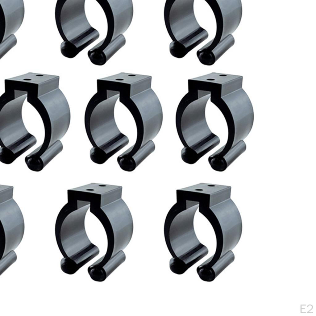 10 Pieces Plastic Fishing Lever Pole Poles Holder Keeper