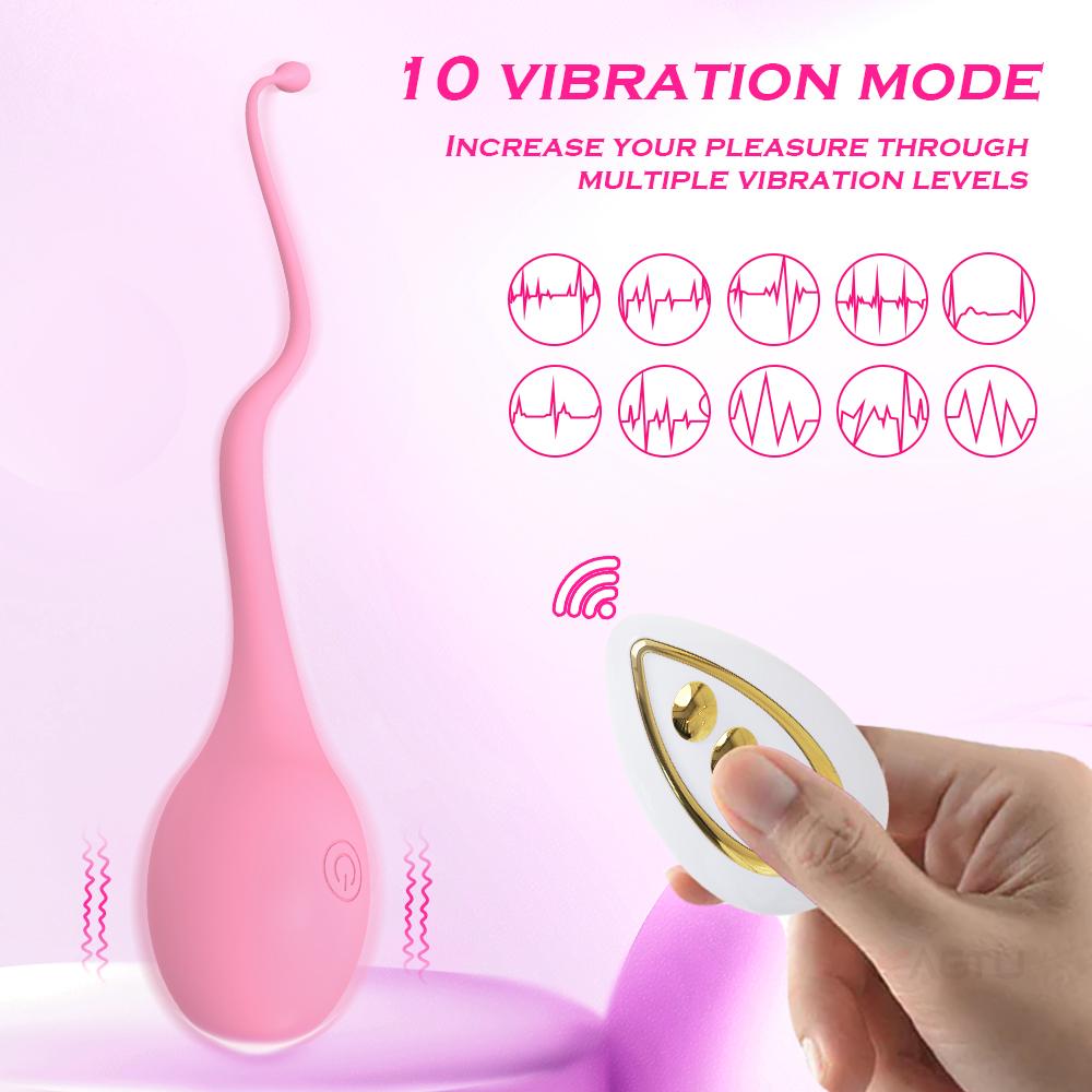 Vibrator cu telecomandă fără fir pentru femei Dildo cu punct G Stimulator de clitoris Vibrator Love Egg Pollywog Sperm Jucării sexuale pentru adulți