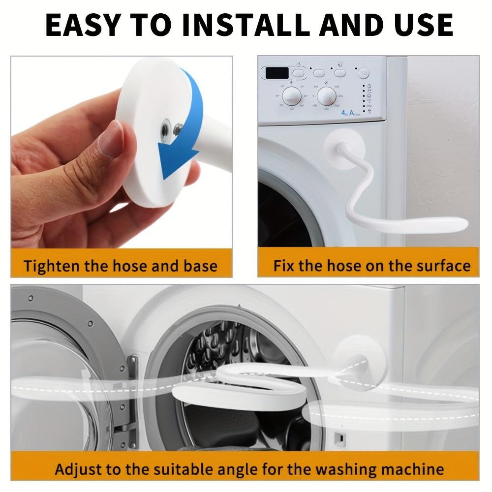 Front Load Washer Door Prop Easy To Use and Bend Washing Machine Door Prop Open Flexible and Sturdy Washer Door Stopper Keep Your Washer Door Open