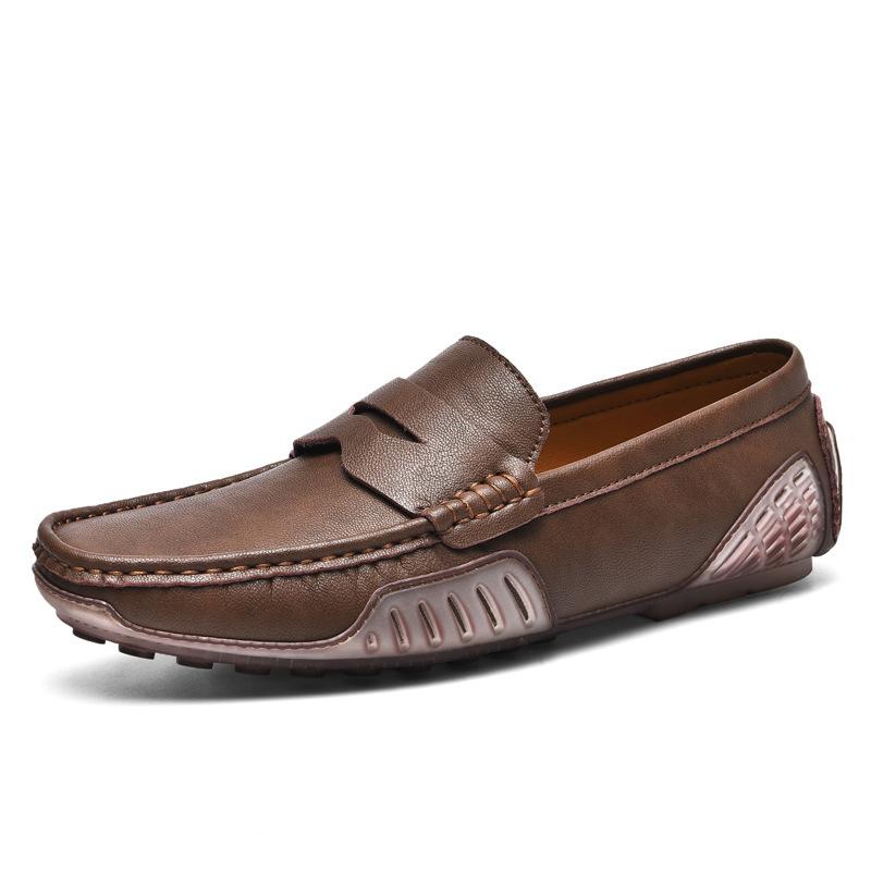 

Прямая трансляция популярный бренд мужская обувь натуральная кожа обувь Дуду весна и лето дышащая повседневная кожаная обувь корейская версия на одной педали 48