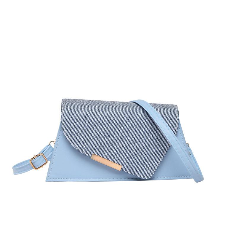 Neue Splicing vielseitige Umhängetasche 2025 Frühling neue Handgepäck kleine quadratische Tasche lässige Kontrasttasche Damen