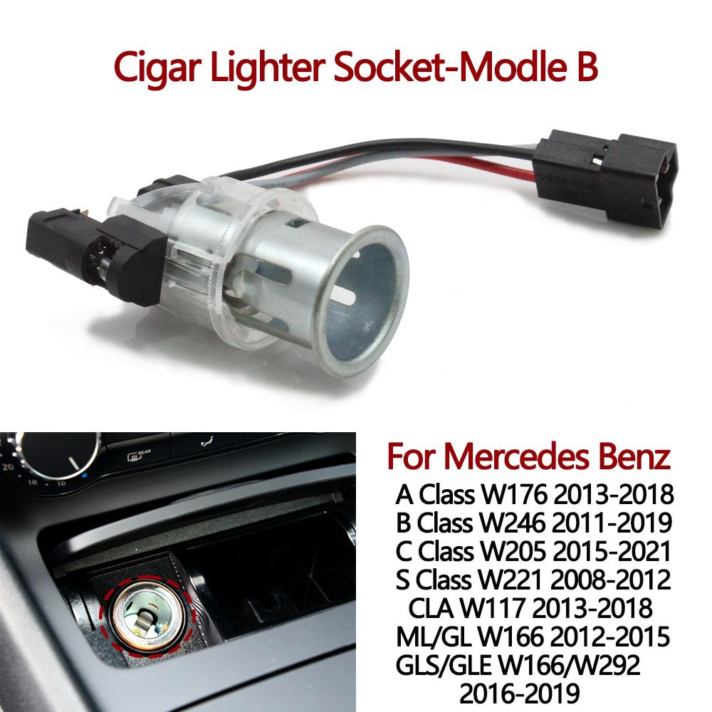 Car Interior Accessories Universal Socket Cigarette Lighter Plug Replacement For Benz W204 W207 W205 W166 W292 0009063900