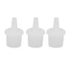 20pcs Eyelash Glue Bottle Nozzle ABS Glossy Extension Glue Replacement Nozzle For Pigment