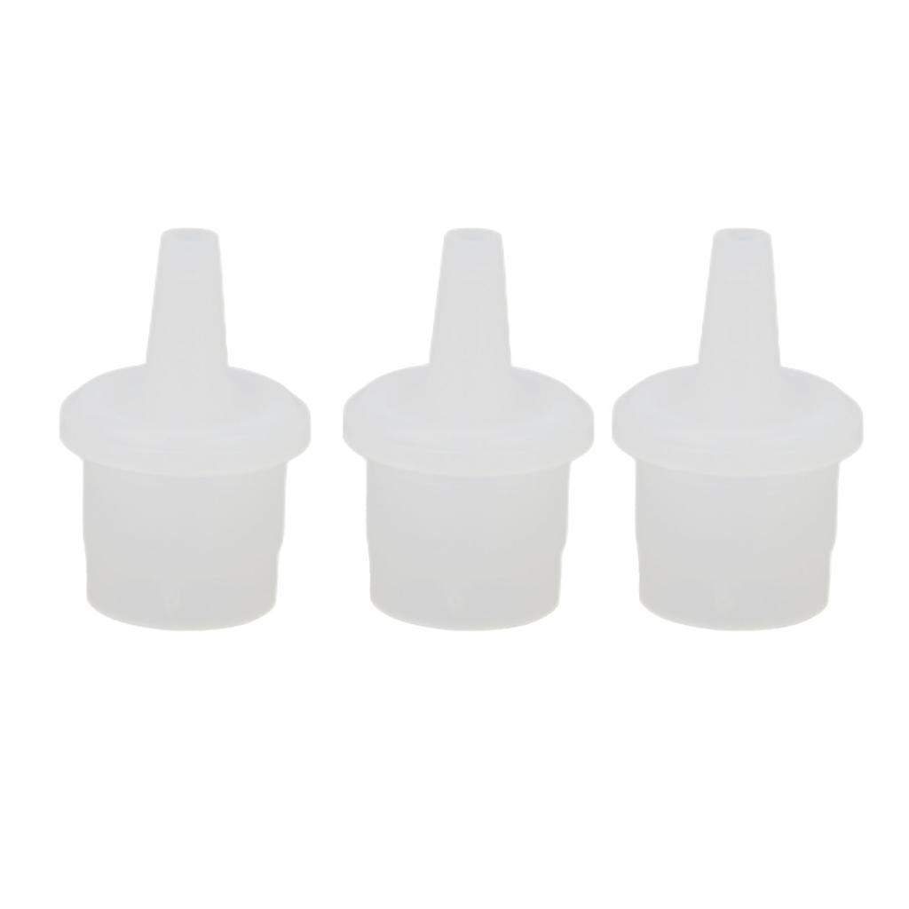 20pcs Eyelash Glue Bottle Nozzle ABS Glossy Extension Glue Replacement Nozzle For Pigment