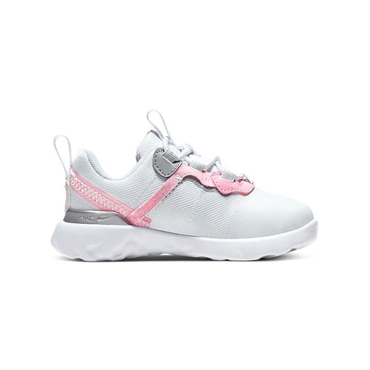 Nike React Element 55 Low top Running Shoes Gray Pink Infant And Toddler CK4083-102