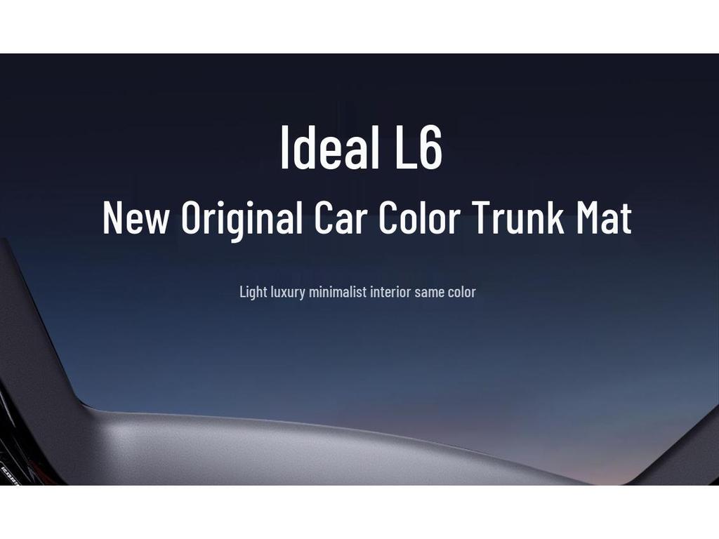 Ideal L6 Full Surround 2025 Trunk Mat for Car Interiors