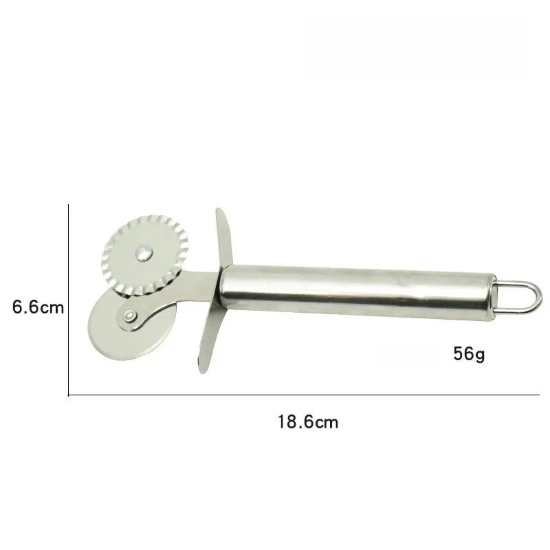 Stainless Steel Pizza Wheel Cutter Ideal Pizza Wheel Scissors Pizza Pie Waffle Dough Biscuit Kitchen Accessories Gadgets