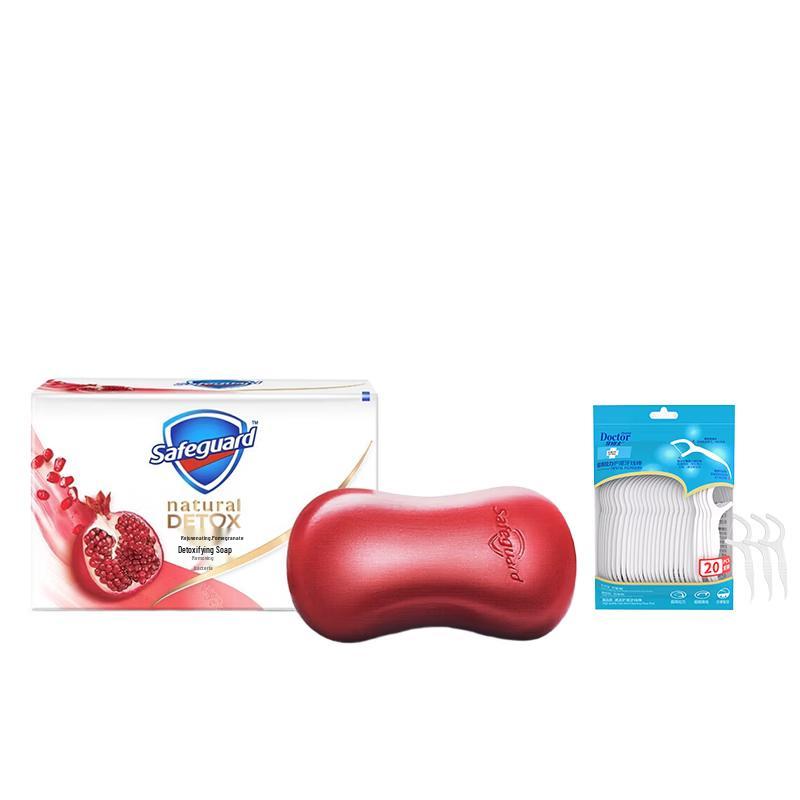 Dr. Denti Dental Floss Picks & Safeguard Soap Bundle