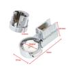 Shower Screen Hinges With Chrome Plating Perfectly Designed ABS Brackets For 6mm Glass Enhances Bathroom Aesthetics