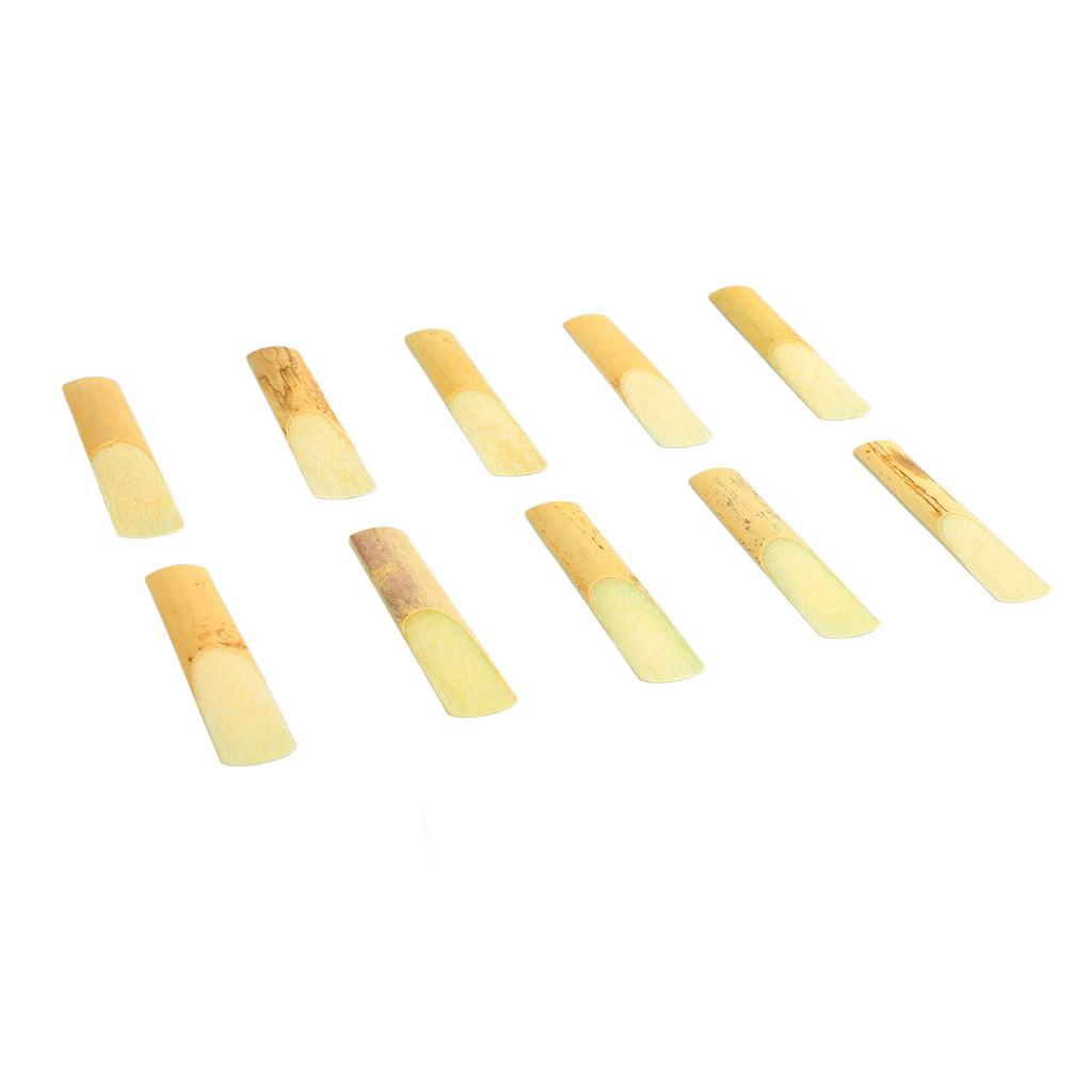 10 Pcs Alto Saxophone Reed Professional Traditional Reed Accessory for Alto Saxophone Strength No. 3
