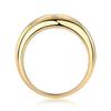 Nabest Fine Jewelry 18k Gold Plated   CopperChunky Women Ring Hypoallergenic Pear Cut VVS D Color Moissanite Ring