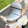 Cartoon E-bike Foldable Seat Cushion Water-proof Reflective Insulation Pad  Motorcycle Use