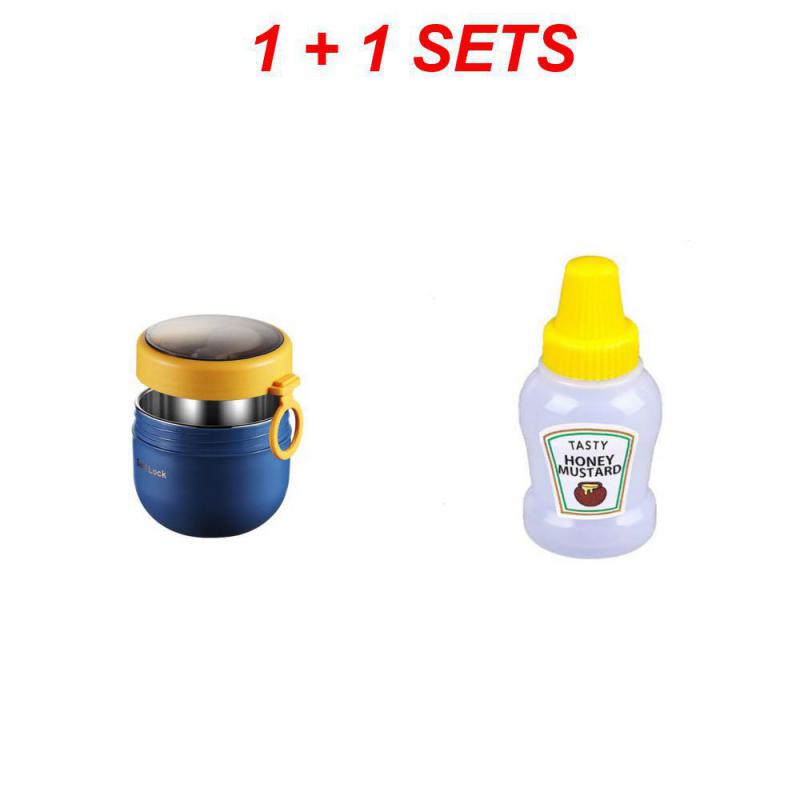 600ml tepelná dóza na potraviny Izolovaný šálek na polévku Termoska Nerezová krabička na oběd Thermo Keep Hot Hot Vaccum Cup se lžičkou