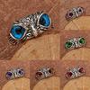 Fashion Vintage Cute Eyes Owl Ring For Men Women Open Rings Silver Color
