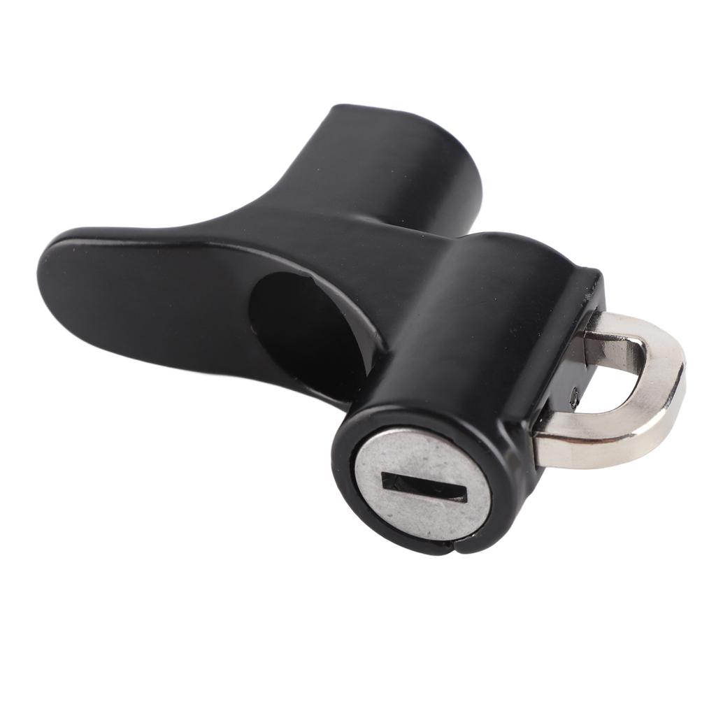 Bezpečnostní hák zámek na motocyklovou helmu se 2 klíči Otvory pro šrouby 6 mm Hliníková slitina proti krádeži pro