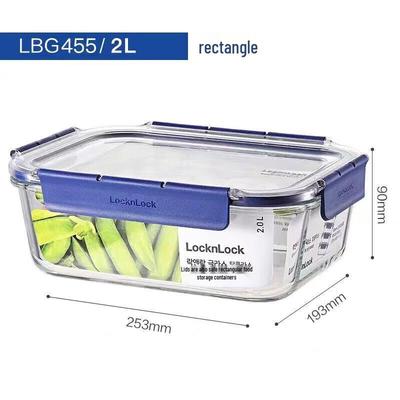 Heat-Resistant Glass Divided Lunch Box
