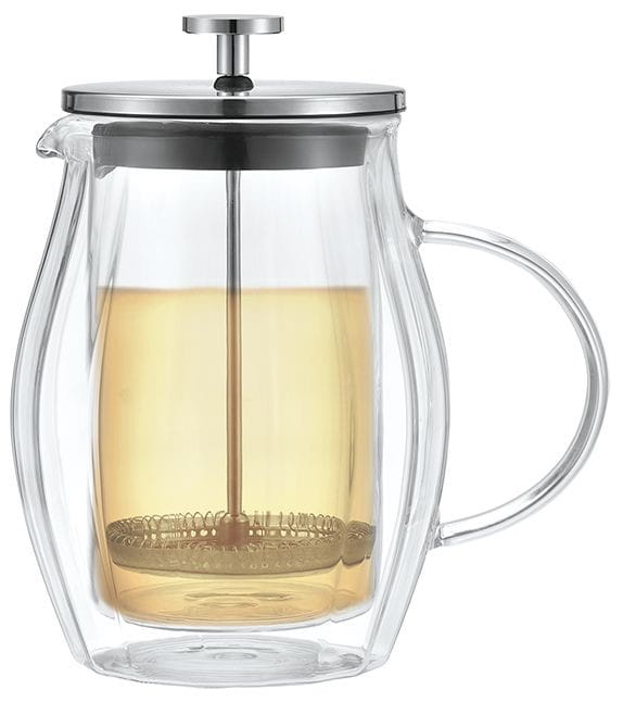 Zaparzacz do kawy/herbaty 0,60L French Press srebrny KLAUSBERG KB-7683
