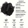 Synthetic Claw In Chignon Curly Messy Bun Hairpiece For Women Scrunchie Fake False Hair Extensions Updo Hair Accessories for Halloween Christmas