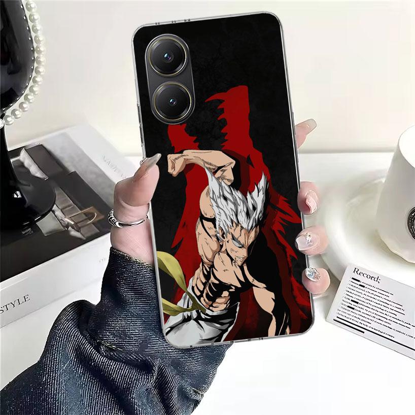 One P-Punch-Man Garou Soft Phone Case For Xiaomi Redmi 15C 15 13C 13 Poco X5 X6 X7 F7 Ultra M7 12C 12 10 10C 9C 9A 9T 9 Fundas P