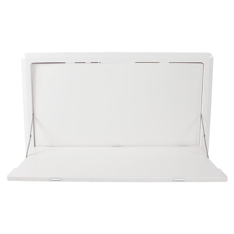 RV Outdoor Lighted Folding Plastic External tilt Dining Table Shelf With lock apply to motorhome caravan accessories