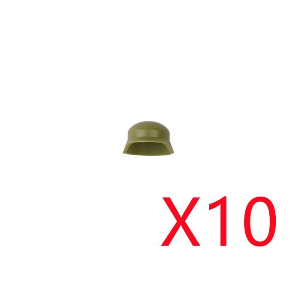 MOC WWII Military Building Blocks Accessories Figure Soldier Ninja Helmet Toy Hat Mini Brick Scarf Mask Knee Pads Gift Toys X027