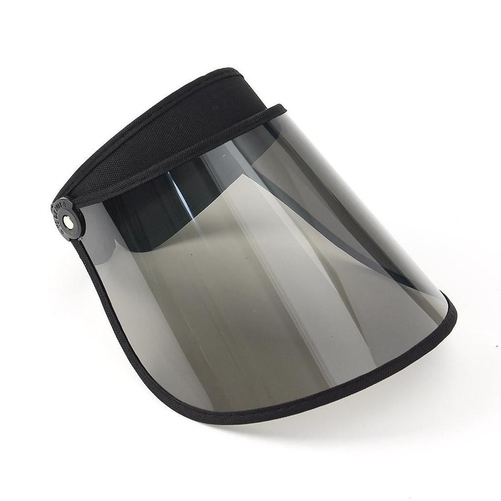 UV protection sun cap 2-piece set (black) sun visor