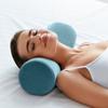 Roll Pillow,Tube Microbead Bolster Pillow With Stay,Cylindrical Pillow Comfortable Roll Pillow Microbead Jelly Bed Pillow Tube Pillow Cushion For Head